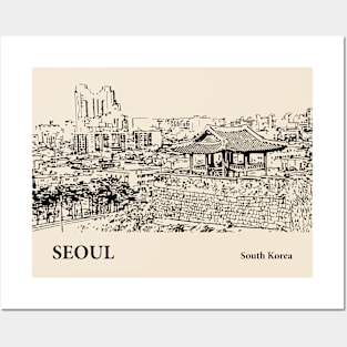 Seoul - South Korea Posters and Art